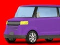 Purple Big Car: Coloring