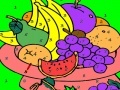 Fruit On A Plate: Coloring