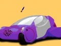 Concept future car coloring