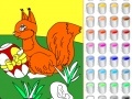 Kid's coloring: Easter eggs