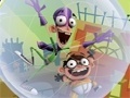 Fanboy and Chum Chum-running in a bubble