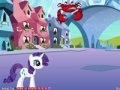 Pony Rarity against the invasion of crabs