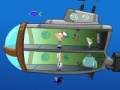 Phineas and Ferb in a submarine