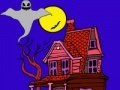 Halloween Haunted House Online Coloring