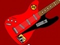 Red and Black Guitar