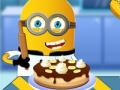 Minion cooking banana cake