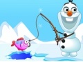 Frozen Olaf. Fishing time