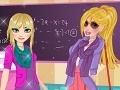 Elsa and Aurora Back to School