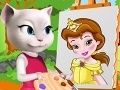 Angela Painting Baby Belle
