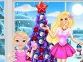 Princess Barbie and Baby Barbie Christmas Fun