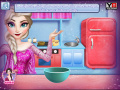 Cooking Christmas Cake with Elsa