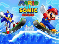 Mario vs Sonic Skiing