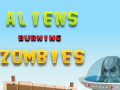 Aliens Burning Zombies