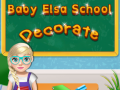 Baby Elsa School Decorate