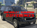 Chevrolet Suburban Differences