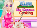Elsa Homemade Ice Cream Cooking