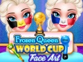 Frozen Queen World Cup Face Art