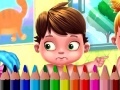 Back To School: Baby Coloring Book