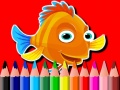 Back To School: Fish Coloring Book
