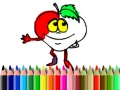 Back To School: Fruits Coloring