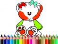 Back to School: Sweet Bear Coloring
