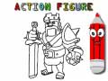 Back To School: Action Figure Coloring