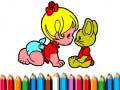Back To School: Aby Girl Coloring