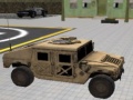 US Army Cargo Transport Truck Driving