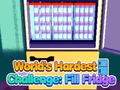 World's Hardest Challenge: Fill Fridge