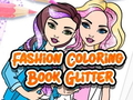 Fashion Coloring Book Glitter