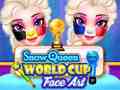 Snow queen world cup face art