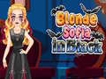 Blonde Sofia In Black