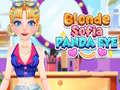 Blonde Sofia Panda Eyes