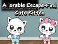 Adorable Escape Find Cute Kitten