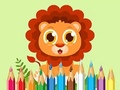 Coloring Book: Baby Lion