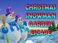 Christmas Snowman Garden Escape