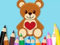 Coloring Book: Toy Bear