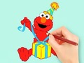 Coloring Book: Elmo Gift