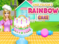 Chef Felicia`s Rainbow Cake
