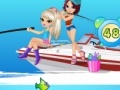 Sexy Girl Fishing