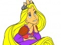 Princess Has a Long Hair Coloring
