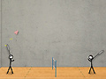 Stick Figure Badminton