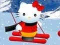 Hello Kitty Skiing