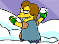 Simpsons Snowball Fight