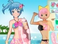 Anime bikini dress up game