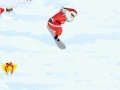 Snowboarding Santa