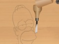 Wood carving Simpson
