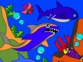Rosy Coloring Book: Shark Family
