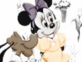 Mickey florist online coloring page
