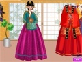 Wearing Korean Hanbok